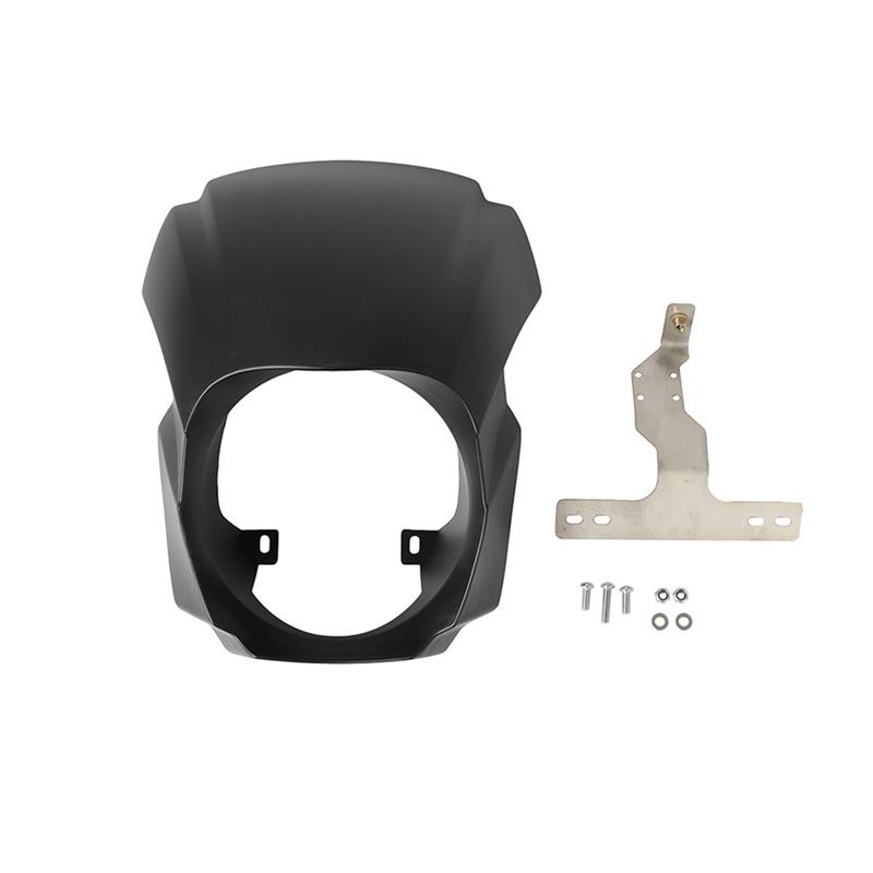 Precise Motorcycle Matte Black Front Headlight Fairing Cover Mask For Softail Breakout FXBRS 114 FXBR 107 2018-2022