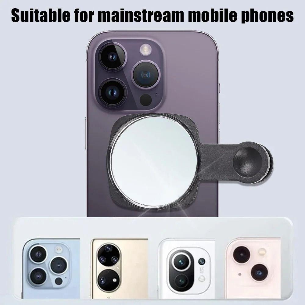 С сумкой для хранения, комплект зеркального зажима для камеры телефона, задний зажим для отражения телефона