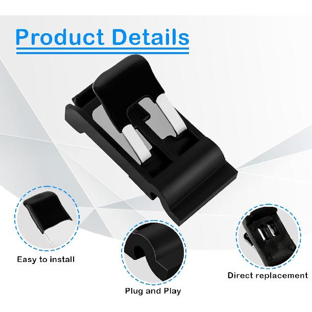 Fuel Door Spring Clip, Gas Tank Door Spring for To-yota 2001-2012 RAV4, 2007-2016 Yaris, 2007-2016 Yaris, 2003-2008 Corolla, for L-exus ES350 GS350