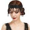 Hair Accessories Flapper Headband Beaded Forehead Tassel Headdress Retro Headpiece Party Banquet