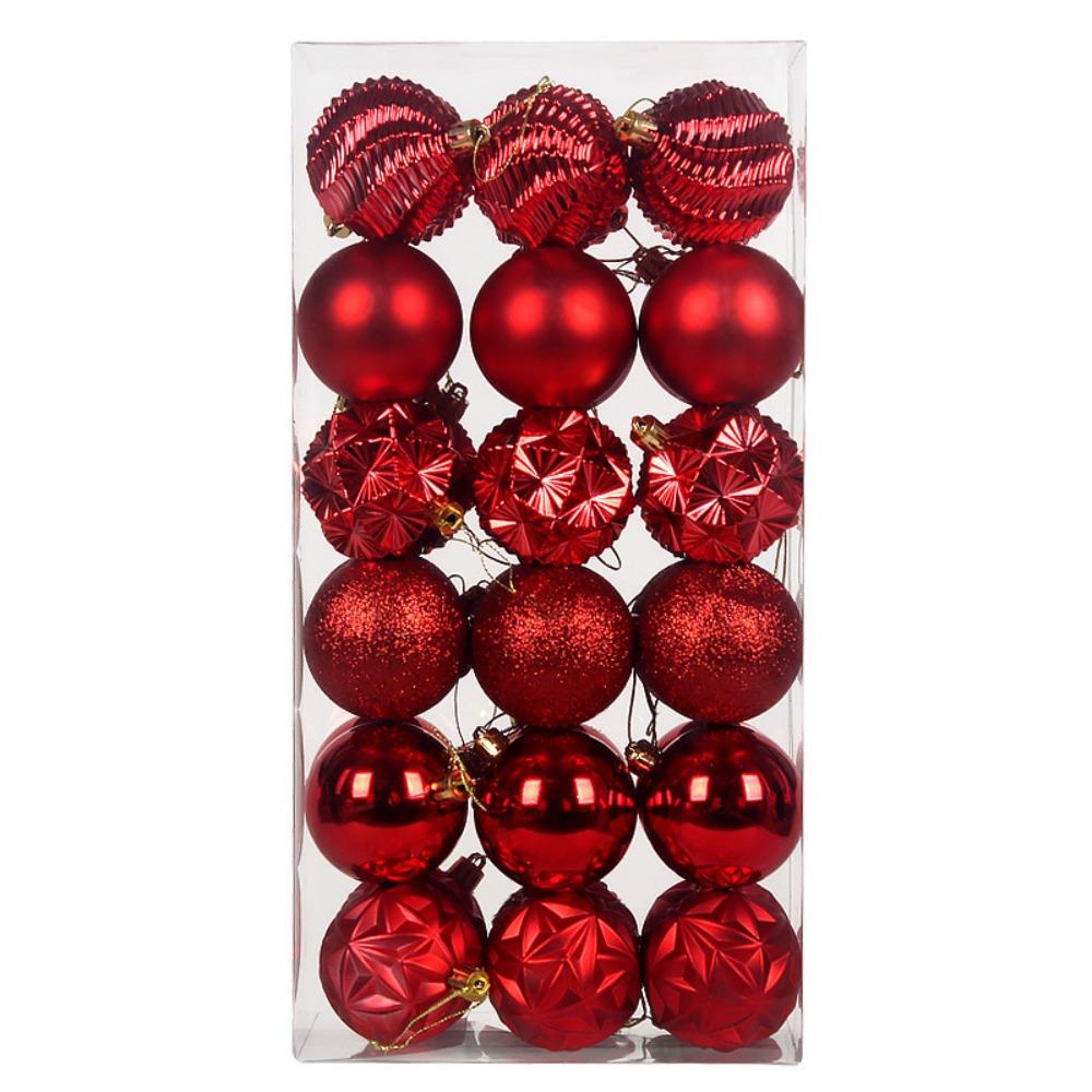 36PCS Pendent Style Christmas Ball Decoration Christmas Pendent Ornaments Christmas Tree Decorating