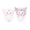 Милый брелок-плюшевая игрушка Sanrio Kuromi, очаровательная коротковорсовая мягкая кукла 12 см