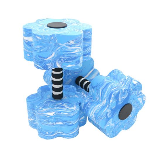 1/2Pcs Water Aerobic Dumbbells Set High-Density EVA Foam Fitness Barbells Lightweight Pool Weights Dumbbells