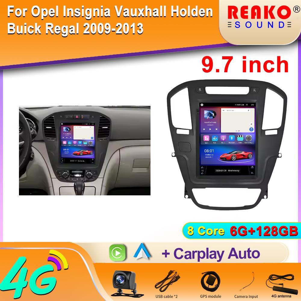 Для Tesla Android Car Radio Stereo для Opel Insignia Vauxhall Holden Buick Regal 2009-2013 Carplay BT Car Multimedia Player