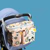 Printed Baby Stroller Bag Oxford Cloth Hanging Carriage Bag Carriage Accessories