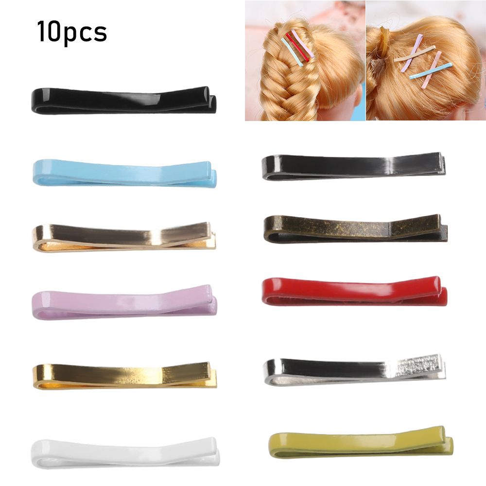 Dolls Hairpin Accessories Children Hair Clip Mini Metal Headclip Headwear Hairclip Doll Head Clips