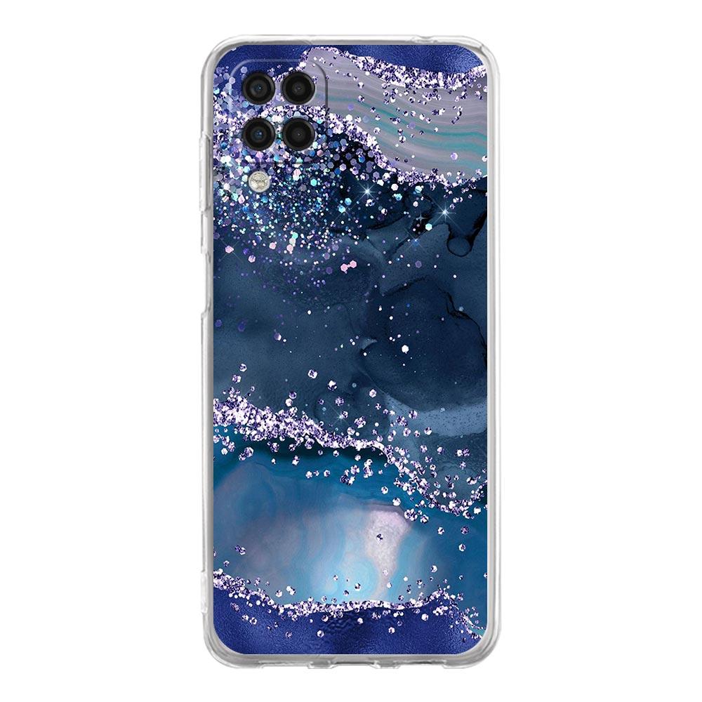 Чехол для телефона Agate Marble для Samsung Galaxy A51 A71 A21S A12 A11 A31 A41 A03S A13 A33 A73 A53 A52 A32 5G A23 Мягкий прозрачный чехол