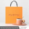 Tao Zhider Ceramic Coffee Tea Set Gift Box with Wooden Handle