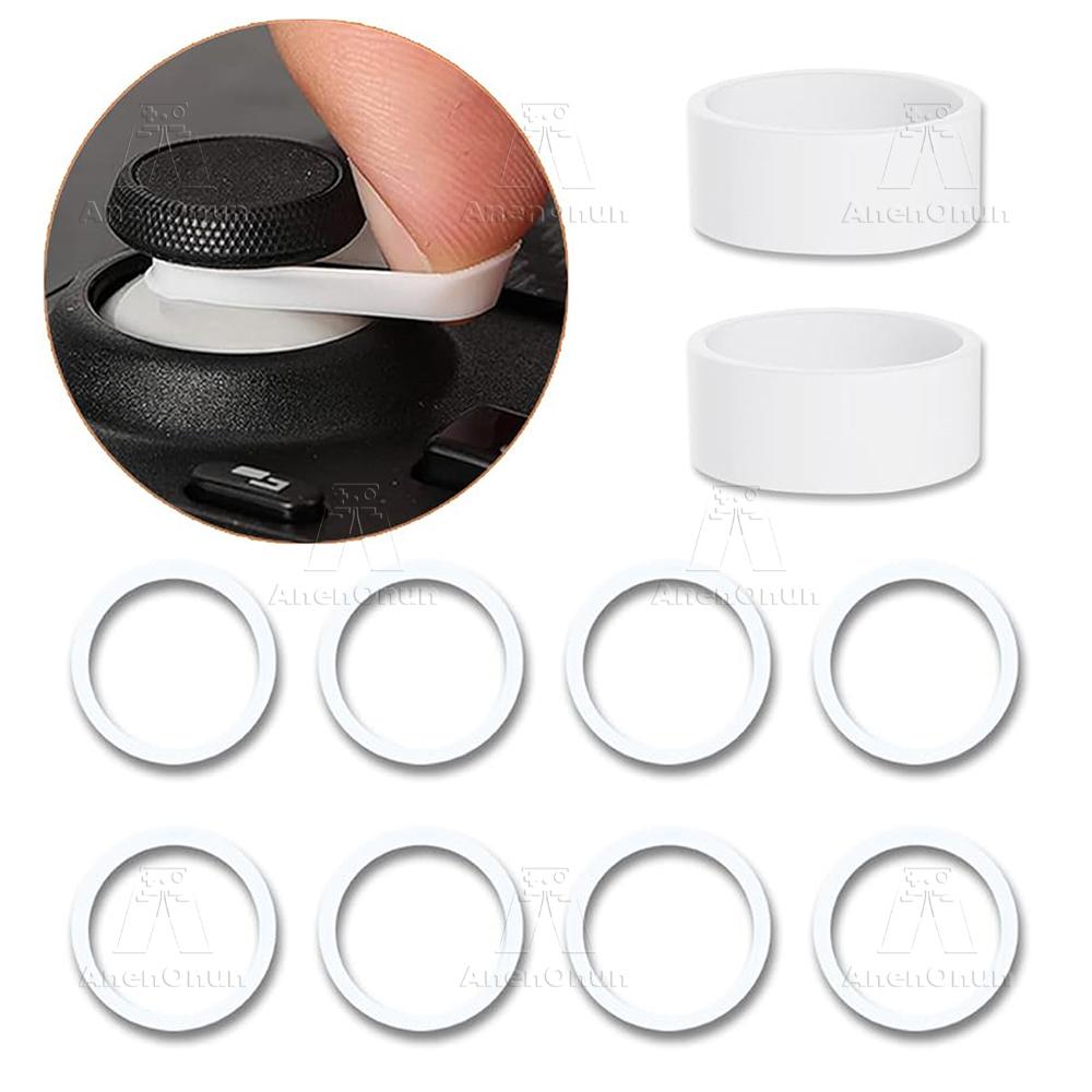 10PCS Controller Silicone Joystick Protectors Gamepad Thumbstick Protective Ring for PS5,PS4,Switch Pro,Xbox,Steam Deck,ROG Ally