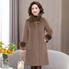 Outwear Middle-Aged Elderly Women Winter Mink Coat Autumn Winter Woolen Jacket Mother Thickened Fur Coat Female Tide Top