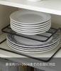 Yamazaki Jitsugyo Dish Rack Storage Tower Black 7489