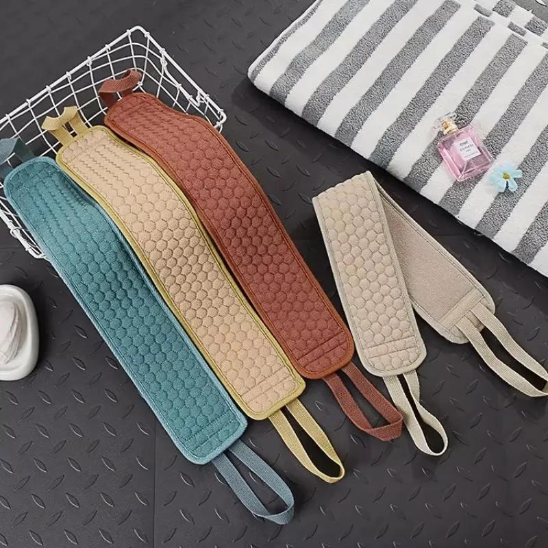 Скраб для тела Массаж спины Отшелушивающая губка Щетка для ванной комнаты Скраб для душа Пояс для мытья тела Скраб для ванной комнаты Ремешок для душа