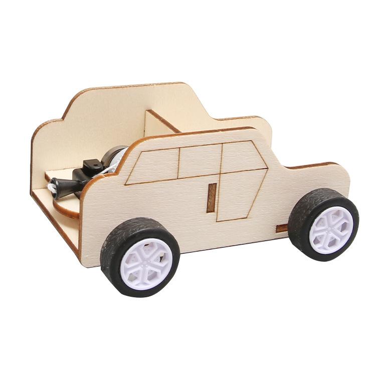 Технология Мелкое производство DIY Pull Line Car Детская начальная школа Самодельный научный эксперимент STEM Образование Наука и образование Игрушки