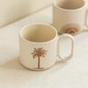 Кружка Тисненая керамическая чашка Чашка Бытовая Высокой ценности Чашка для воды Чашка для кофе Чашка для молока Завтрак
