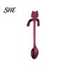 Long Handle Coffee Stirrer 304 Stainless Steel Spoon, Hanging Cat Spoon for Mugs Tall Cups, Rust Resistant Drink Tea Stirring Ideal Desserts
