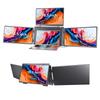 Laptop Screen Extender with Adjustable Angle Portable 18.5 Inch 1 Cable for 3 Screens Quad Monitors, Foldable US Plug