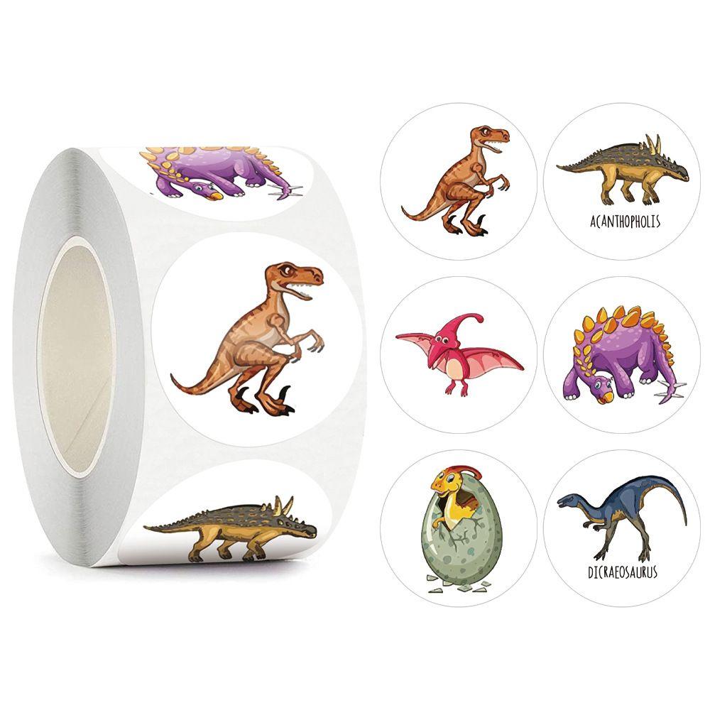 Self Adhesive Kids Teacher Reward Stickers Children's Cartoon Stickers Encourage Sticker Dinosaur
