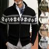 Men's Sweater Cardigan Zip Sweater Ribbed Cable Knit Regular Tops Knitted Plain Stand Collar Vacation Fashion Casual Daily Wear Clothing
