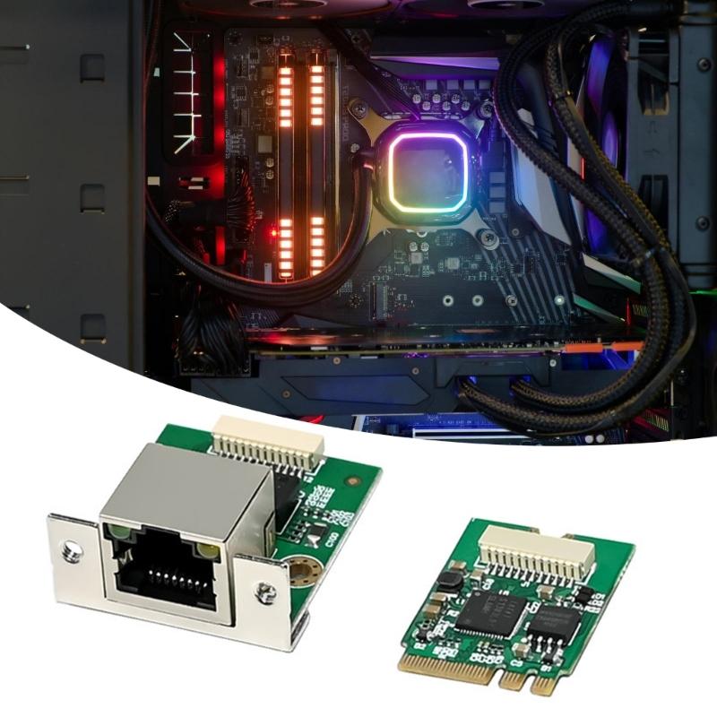 Промышленная карта Ethernet M.2 A+E KEY 2,5 Гбит/с Карта для сетевого взаимодействия промышленного управления 2,5 Гбит/с/1000/100 Мбит/с Сетевой адаптер M.2