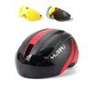 YUMAJ Aero Lightweight Cycling Helmet Road Bike Riding Half Shell Design CE CPSC Certified Black Red M/L