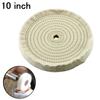 Электроинструмент - 10-дюймовые хлопковые полировальные круги со спиральной прошивкой, полировальные подушечки для металла, ювелирные изделия