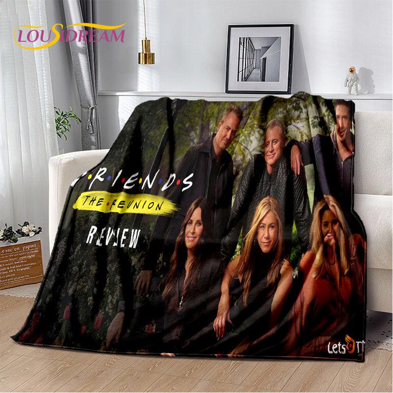 Мягкое плюшевое одеяло с 3D принтом HD Friends TV Show, фланелевое одеяло для гостиной, спальни, кровати, дивана, чехол для пикника