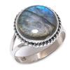 Натуральный драгоценный камень лабрадорит 925 пробы, ювелирное кольцо из стерлингового серебра, размер 10 J6b04