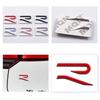 YKPSC1 New R Emblem Car Metal Body Tail Trunk Sticker Accessories For VW GTI Rline Polo Golf MK8 Touareg Passat Magotan CC