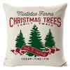 Pillowcase Christmas Pillowcase Light Luxury Pillowcase Ins Style Car Neck Cushion Office Lumbar Support