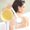 Japanese Long-Handle Soft Bristle Bath Brush for Easy Back Scrubbing