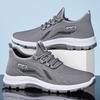 Shoes Men's Sports Shoes New Fly-woven Breathable Running Shoes Non-smelly Feet Mesh Shoes Soft Sole Comfortable Men's Shoes