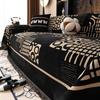 Chenille Ethnic Style Sofa Cover Full Coverage Non-Slip Couch Protector All-Season Universal Couch Camping Blanket Sofa Mat