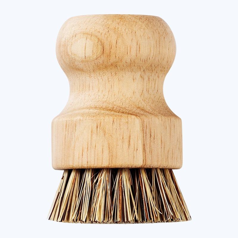 1pcs Kitchen Cleaning Brush Wooden Dish Brush with Natural Sisal and Coconut Durable Portable Eco Friendly Zero Waste