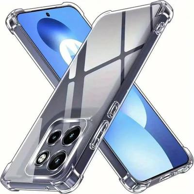 Толстый противоударный силиконовый чехол для телефона Motorola Edge 60 Fusion 50 Pro 40 Neo Moto G55 G75 G85 G84 G54 5G Защитный прозрачный чехол