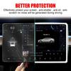 For Tesla Model 3 Y Silicone Car Accessories Central Control Frame Edge Cover Navigation Screen Protector