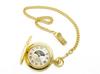 (Часы) Карманные часы MONTRES, Сатинированная отделка, Римские цифры, Золото, MC-900-GR [Б/У]
