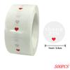 50-500pcs 1inch Clear Gold Foil Thank You Stickers for Envelope Sealing Label Stickers Pretty Things Inside for Gifts Package