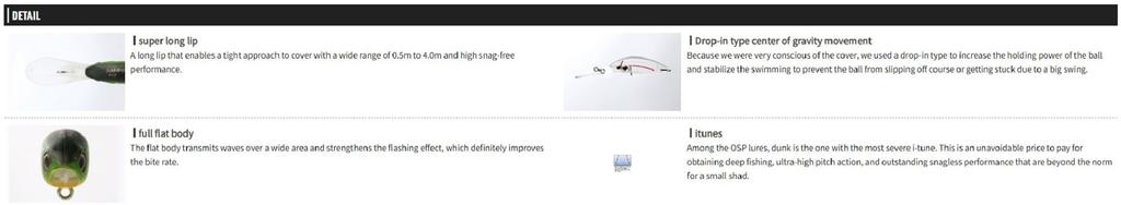 OSP Приманка Dunk 48 Suspend Deep Diving Minnow PC-10 (3034)