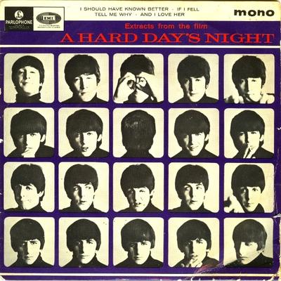 7-дюймовая пластинка BEATLES Extracts From The Film A Hard Days GEP8920 Parlophone 1964 UK Rock Б/у