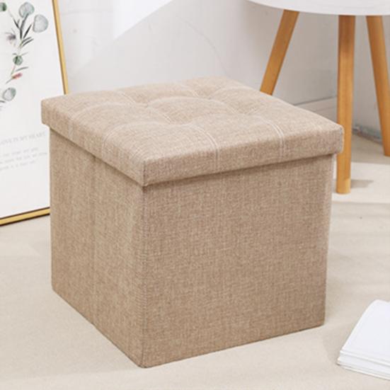 Табурет для хранения Многофункциональный складной большой емкости Водонепроницаемая ткань Стабильная скамейка для спальни Табурет с подставкой для ног с мягким сиденьем Организация мелочей
