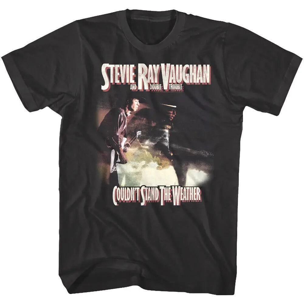 STEVIE RAY VAUGHAN amp; DOUBLE TROUBLE Couldn#039;t Stand The Weather TShirt M6XL Unisex T-Shirt