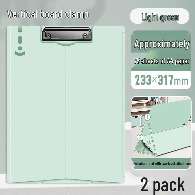 A4 Thick Stand-up Clip Folder & Writing Pad Board