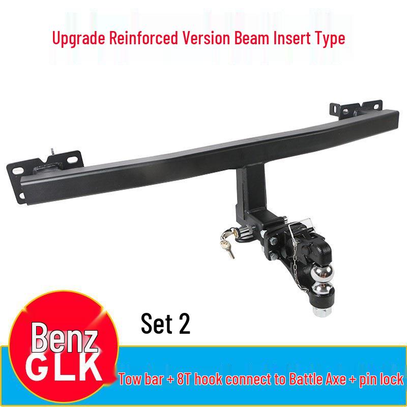 Compatible with Mercedes GLK200, GLK260, and 300/350 Rear Tow Hitch.