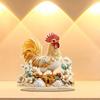 Акриловое украшение для курицы 2D Орнамент Сделай сам Идеальный подарок Пасхальное украшение Плоский знак для ресторана