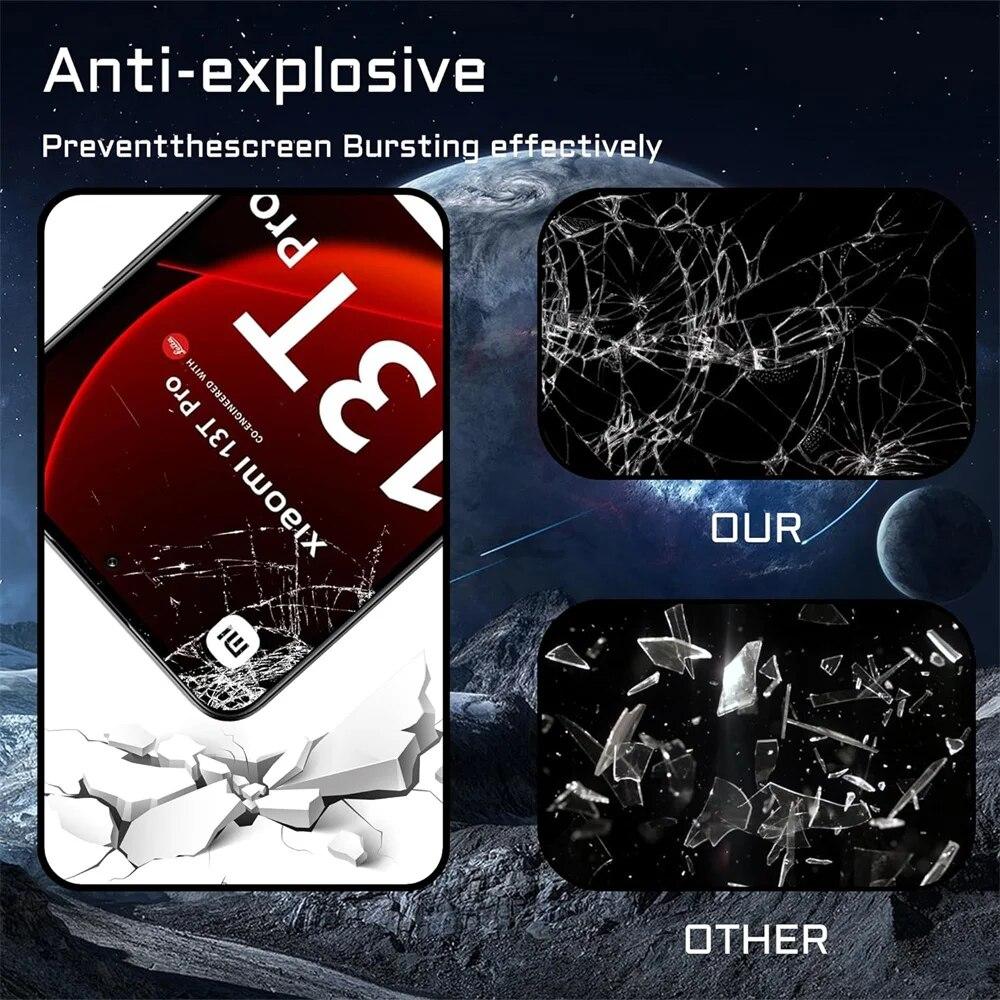 5 шт. передняя защитная пленка для Xiaomi 13T Pro 5G Защитная пленка для экрана Redmi Note 10 11 12 13 Pro Plus закаленное стекло