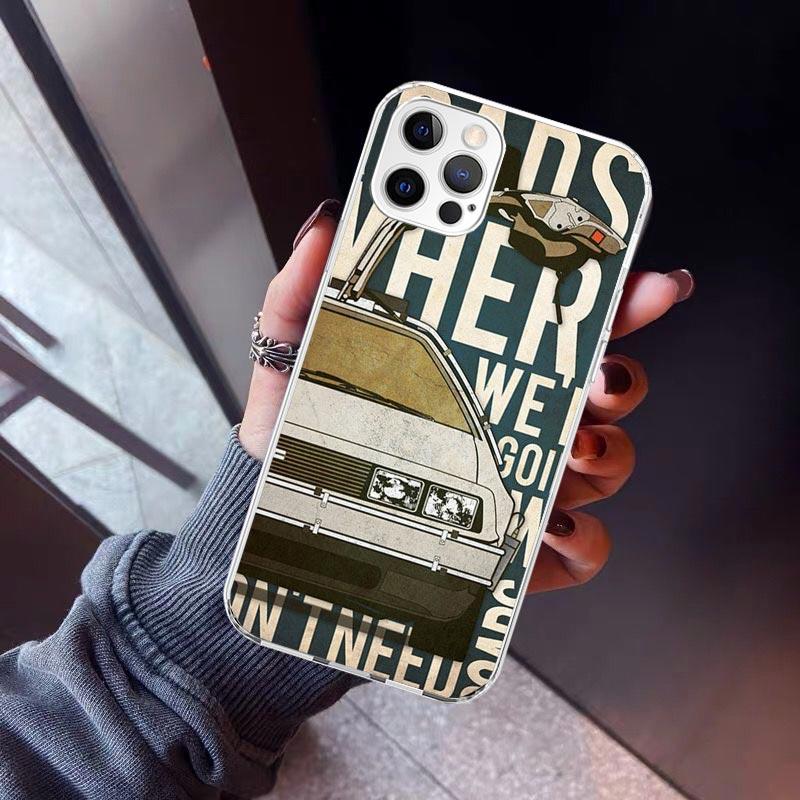 Back To The Future TV Phone Case For iPhone 17 Air 11 13 Mini 14 15 Plus 16 12 Pro Max 16E SE 7 8 Pattern Soft TPU Back Cover  1