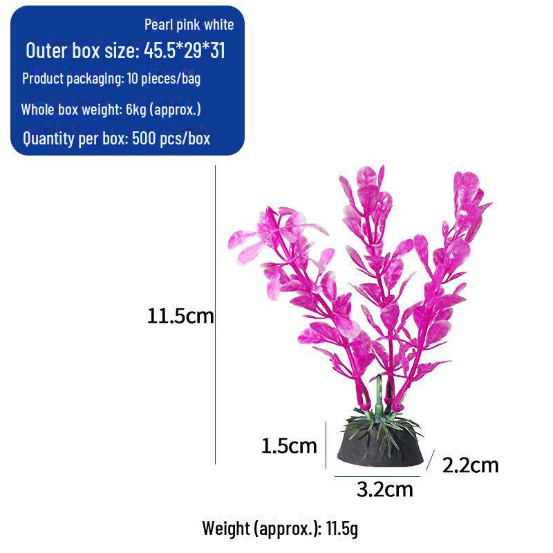 Decorative Aquarium Plants: 10 Cm Artificial Coral Seaweed & Moss Grass