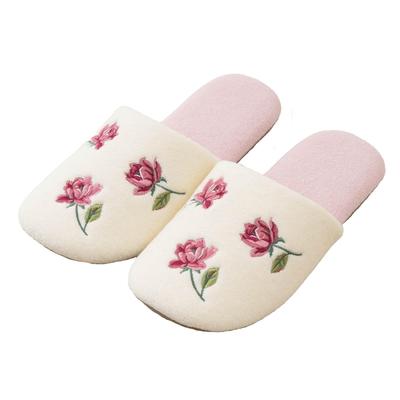 Senko [SDS] Тапочки для туалета Sweet Rose, Розовые, Цветочный принт розы, Стильные, 60148