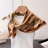 Luxury Paisley Print Shawl Square Scarf for Women Hijab Fashion Wraps Neckerchief Female Hair Bands Ribbon Headband Bandana