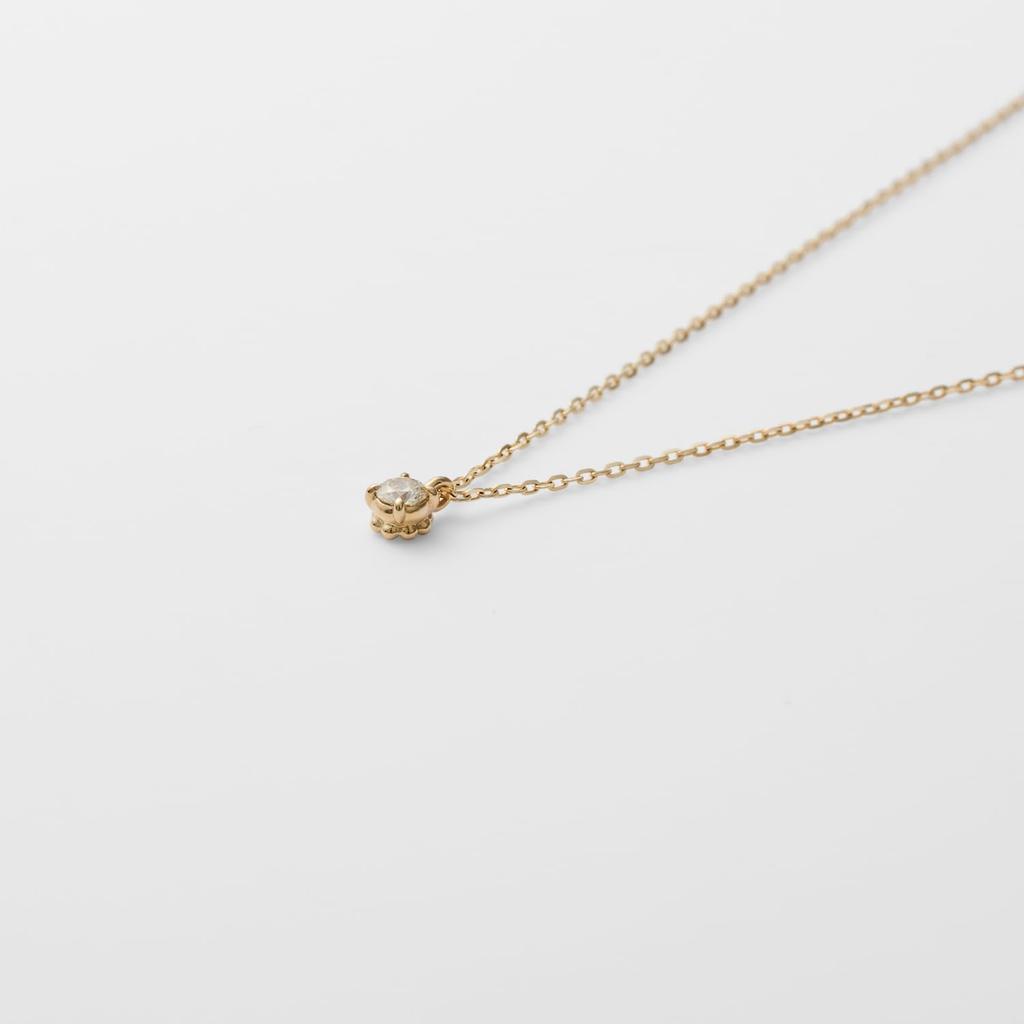 K10 Diamond Necklace 1024211648008999 [Agate] -